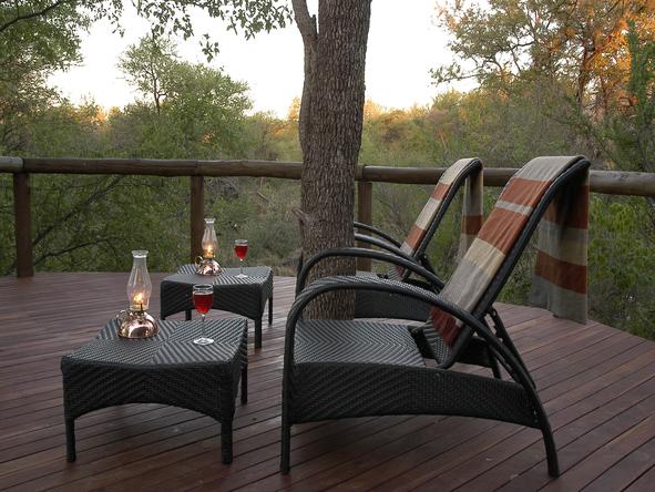 Motswiri Private Safari Lodge - Private Deck 